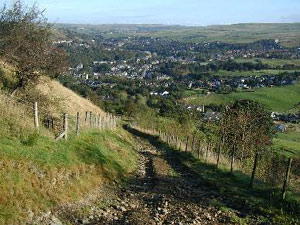looking back at waterfoot