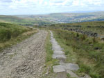 Top of Leach Rossendale, with Rawtenstall way down in the distance. Its the highest point of the Mary Towneley Loop.