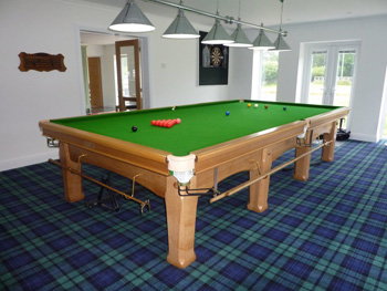 Riley oak Imperial snooker table