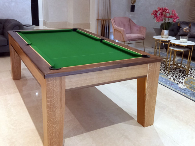 7ft Artisan Fusion pool dining table